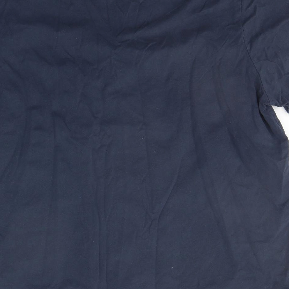 Nutmeg Mens Blue    T-Shirt Size 2XL