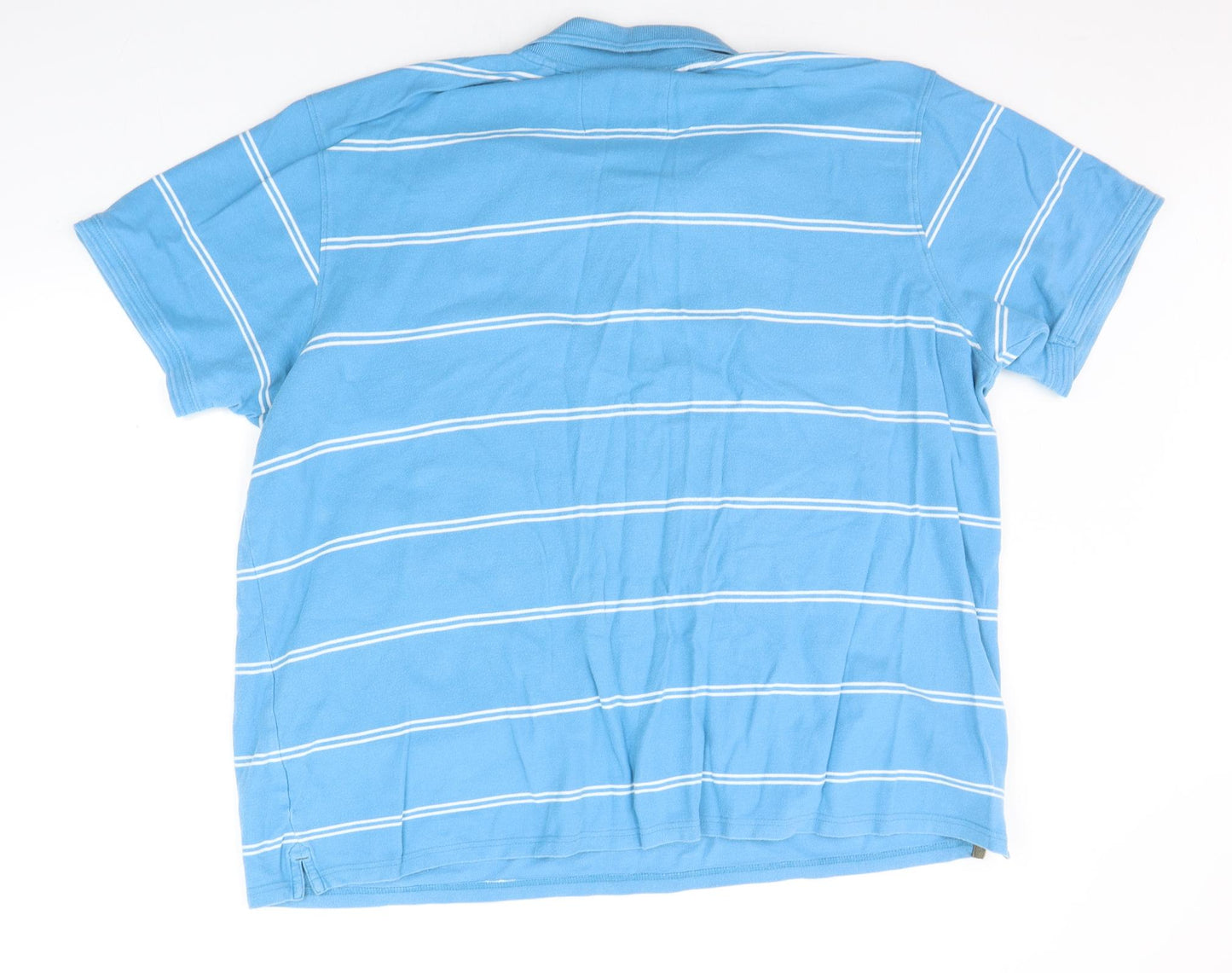 Debenhams Mens Blue Striped   Polo Size 3XL