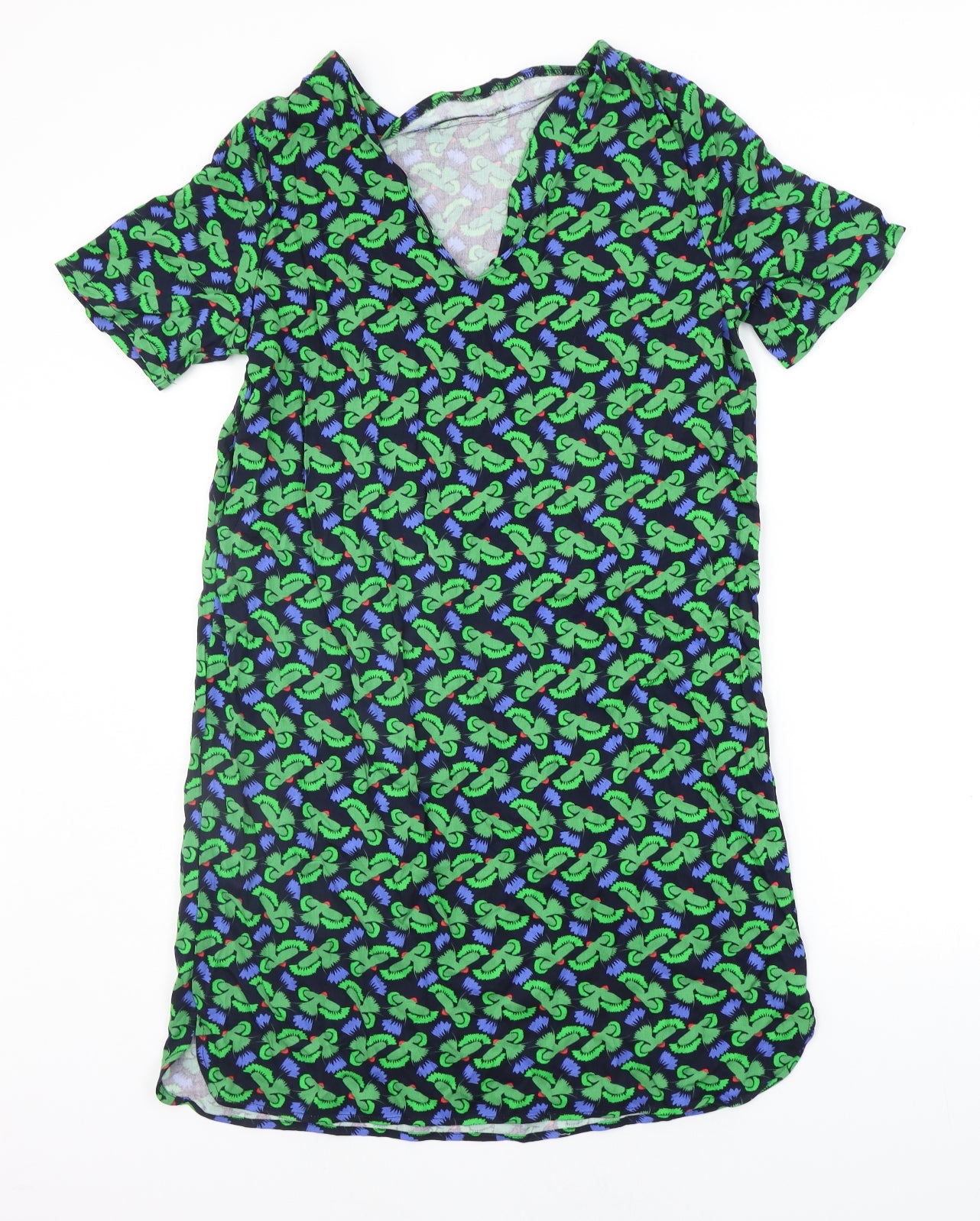 River Island Womens Green Floral  A-Line  Size 14