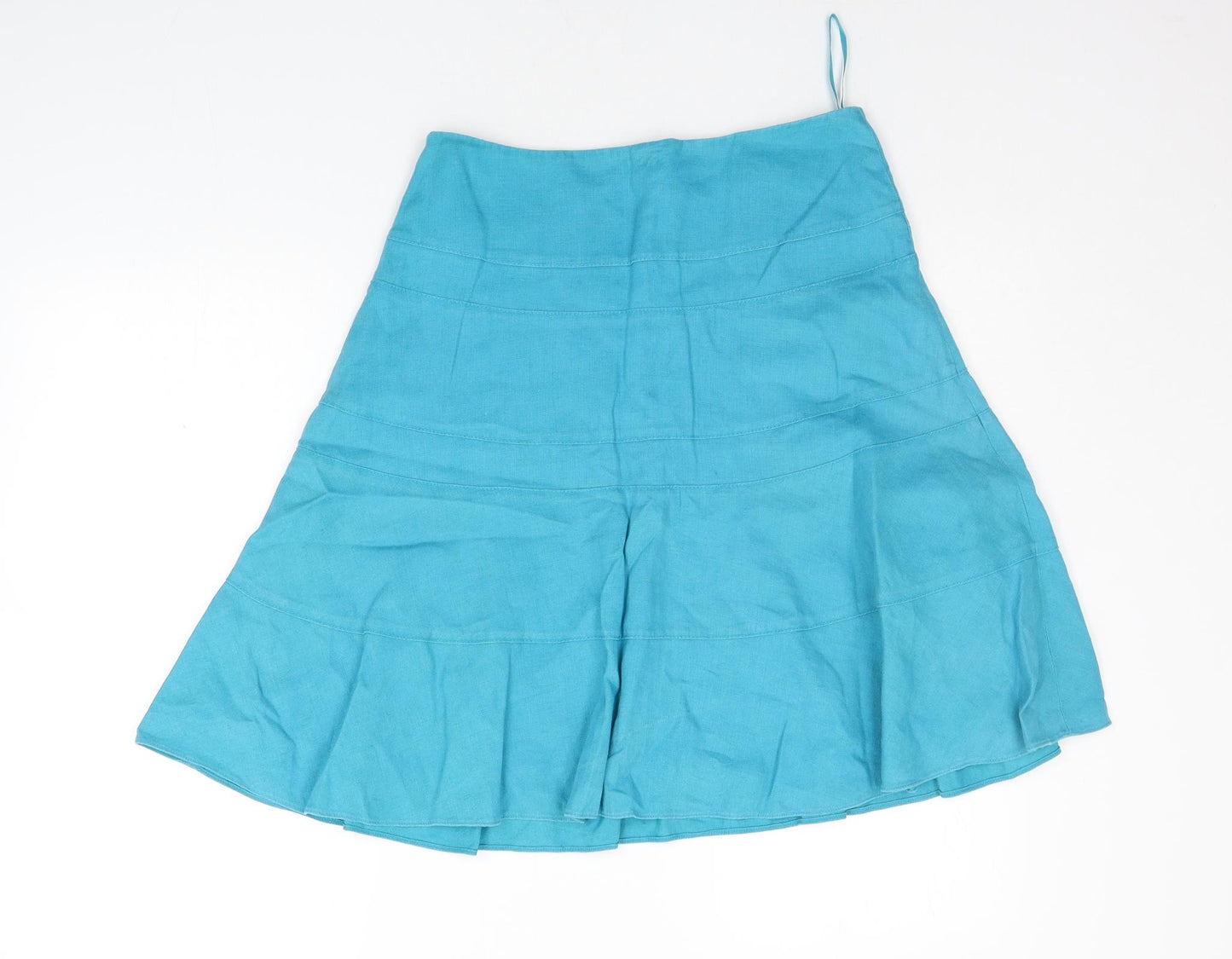 Coast Womens Blue   A-Line Skirt Size 10