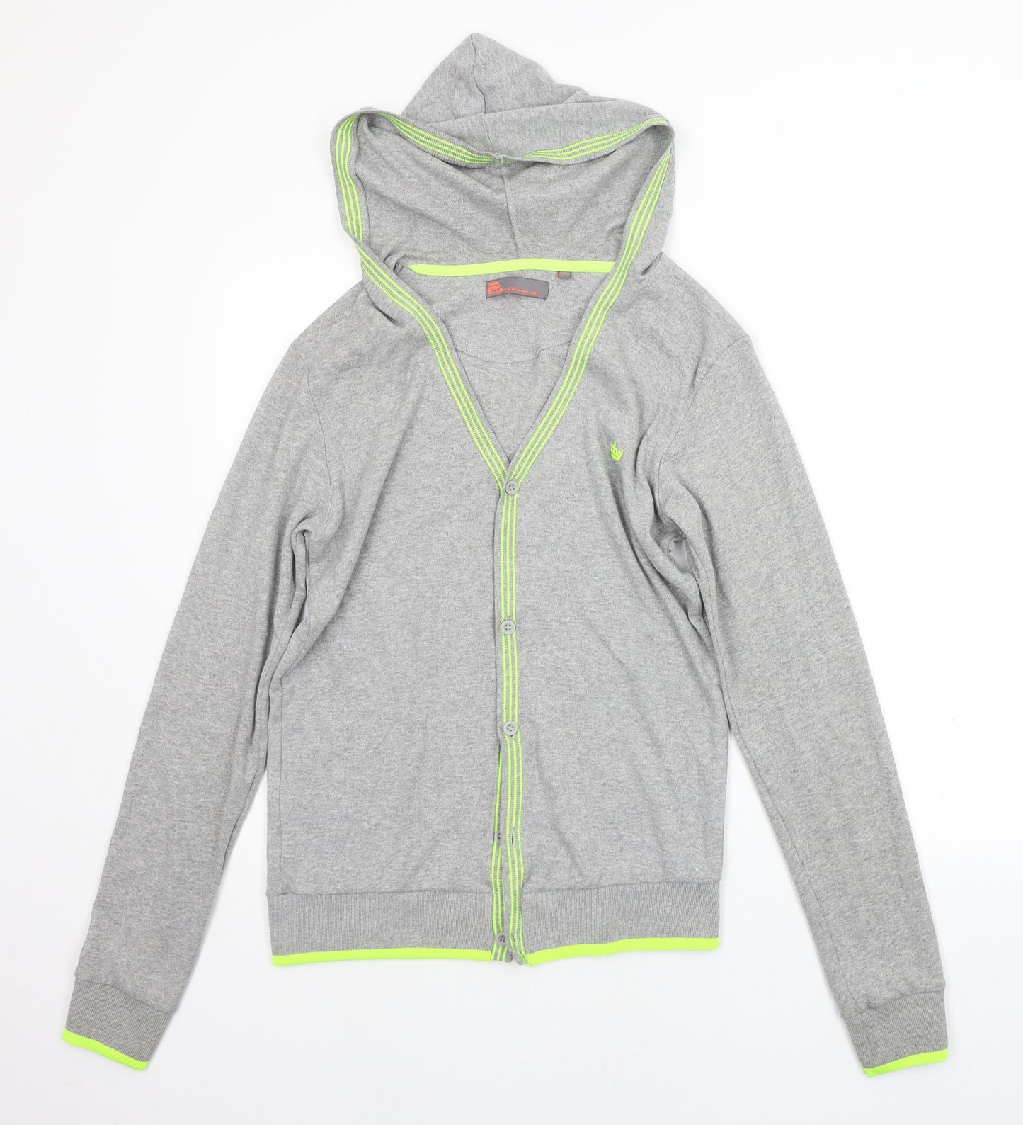 Blue Inc Womens Grey   Cardigan Jumper Size S