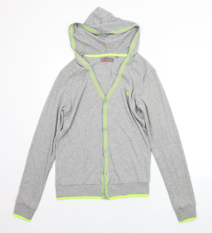 Blue Inc Womens Grey   Cardigan Jumper Size S