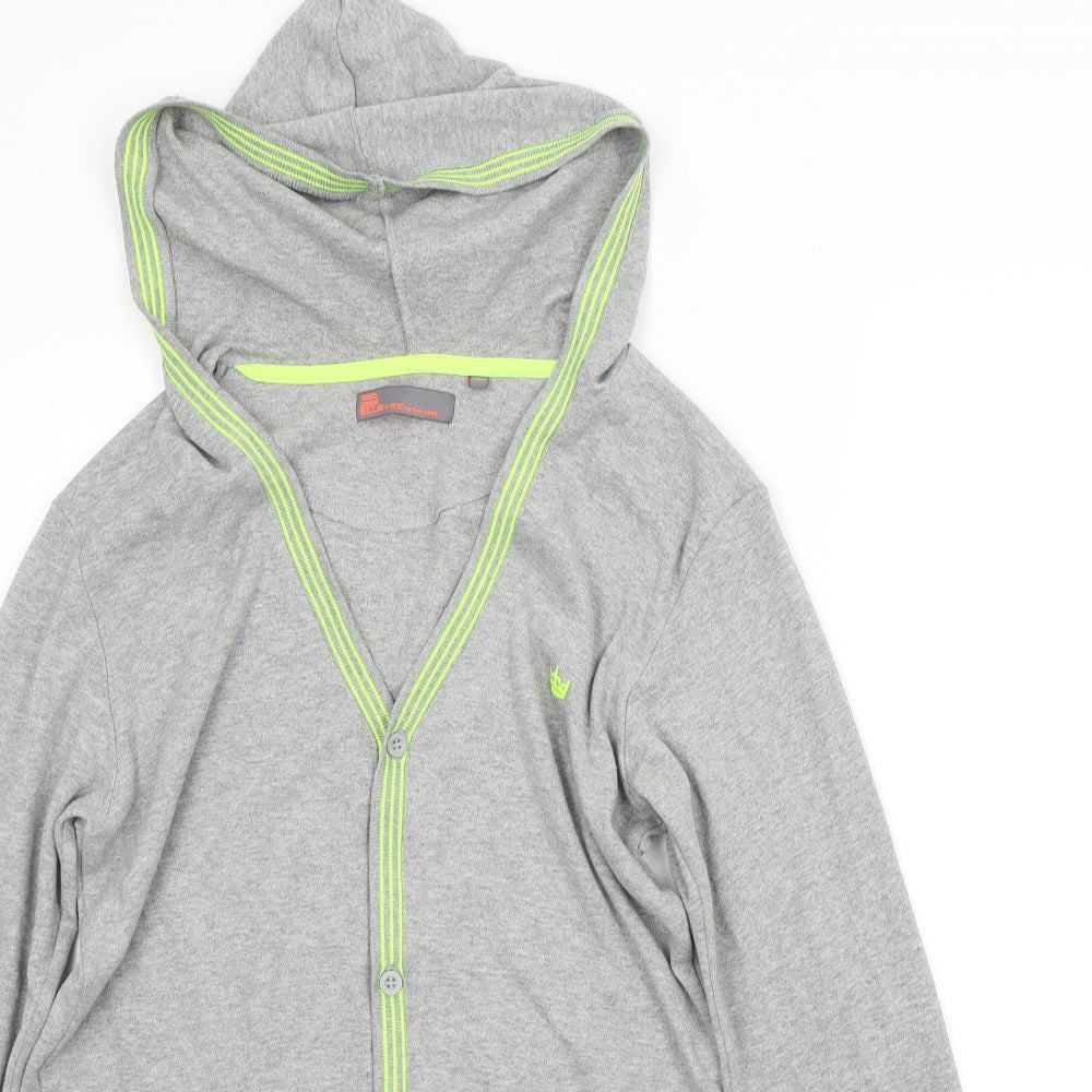 Blue Inc Womens Grey   Cardigan Jumper Size S
