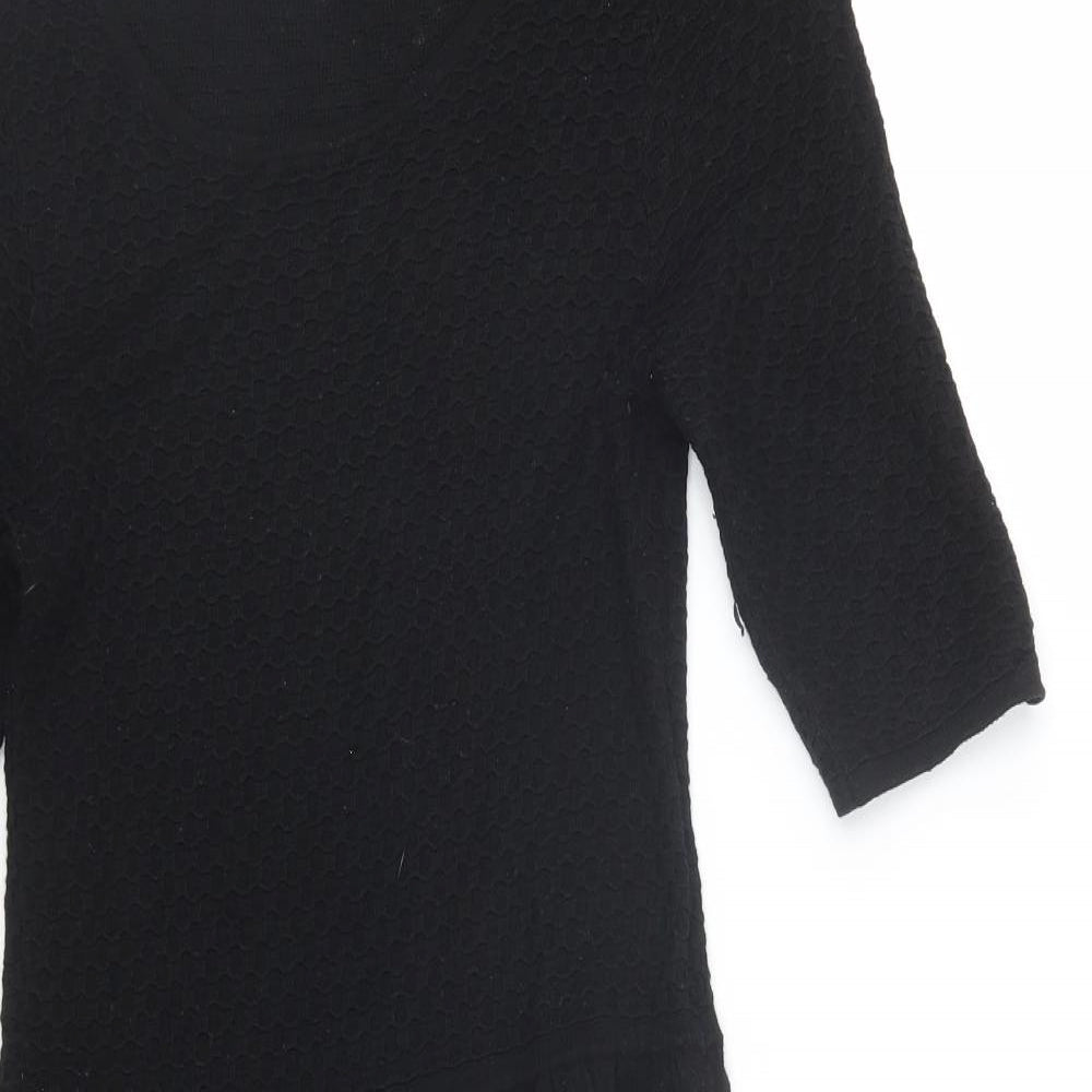 TU Womens Black   Jumper Dress  Size 10