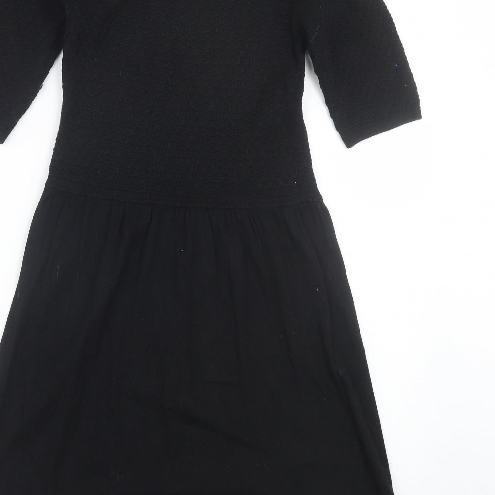 TU Womens Black   Jumper Dress  Size 10