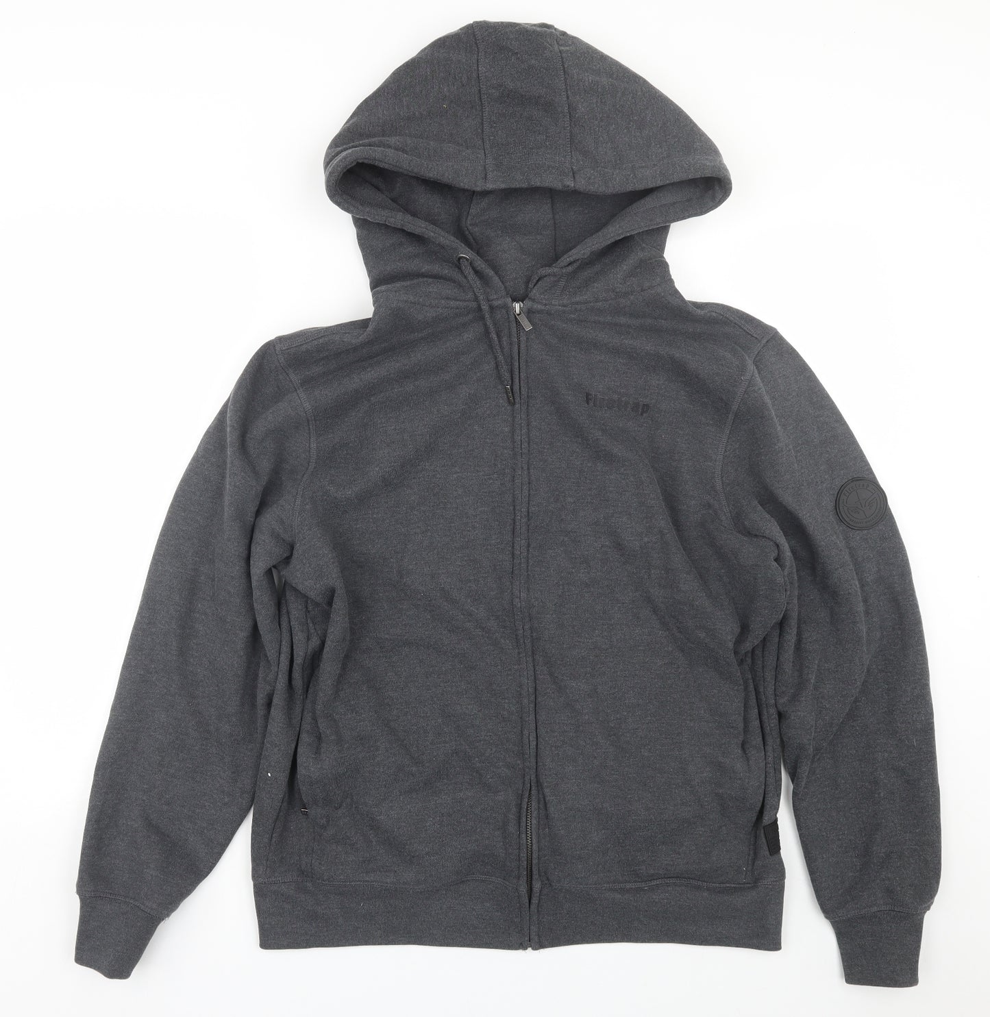 Firetrap Mens Grey   Full Zip Hoodie Size XL