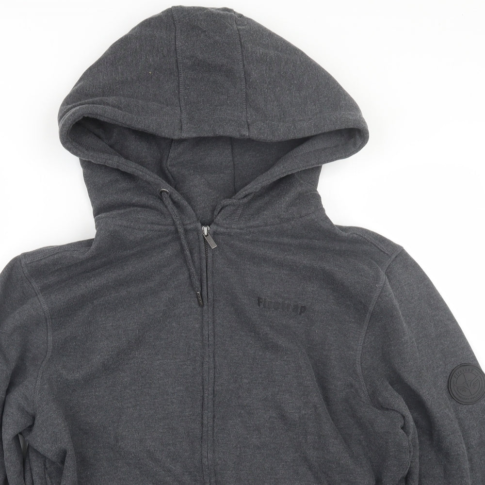 Firetrap Mens Grey   Full Zip Hoodie Size XL