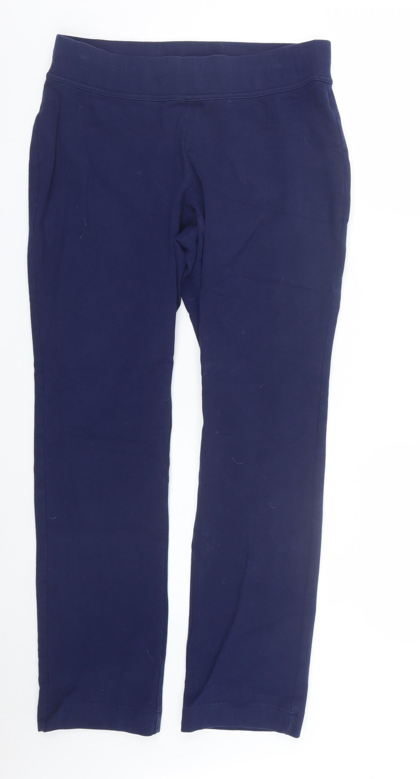 Lands End Womens Blue   Cropped Trousers Size M L27 in