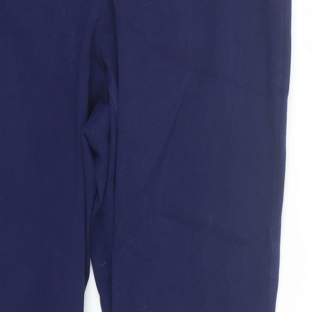 Lands End Womens Blue   Cropped Trousers Size M L27 in
