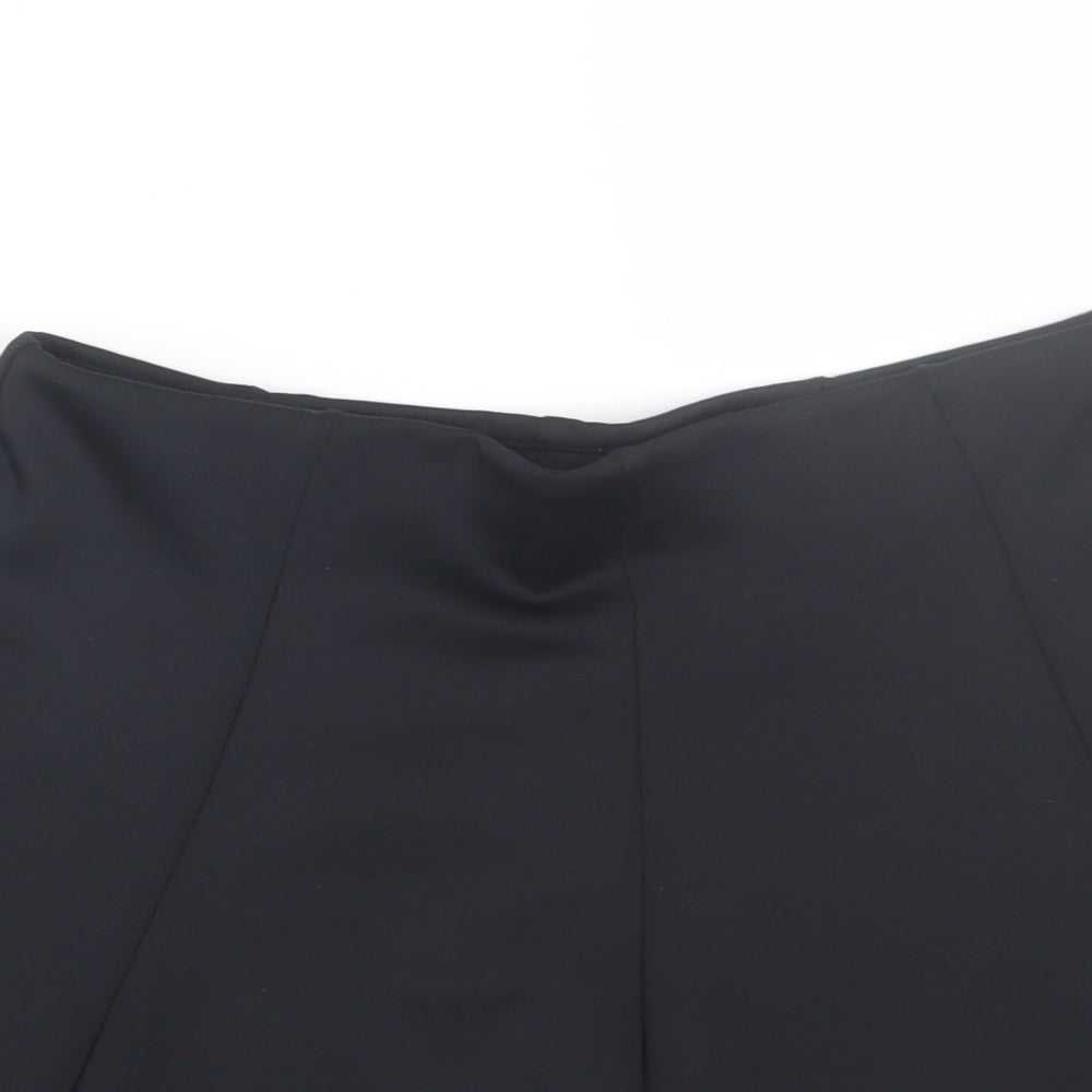 H&M Womens Black   Skater Skirt Size S