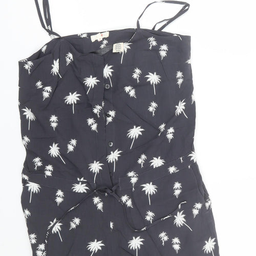 Levis Womens Grey Floral  Playsuit One-Piece Size XS