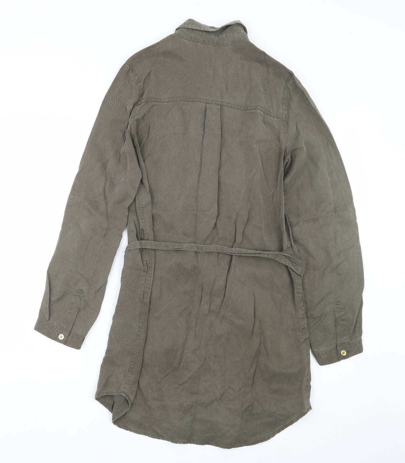 Oasis Womens Green   Shirt Dress  Size 8