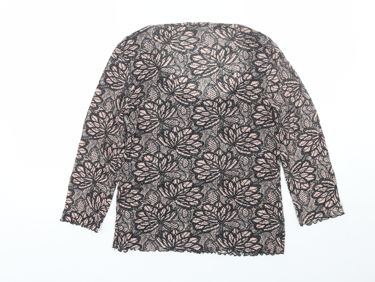 NEXT Womens Pink Floral  Basic T-Shirt Size 10