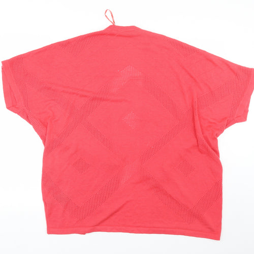 Love yours Womens Red   Cardigan Jumper Size 16