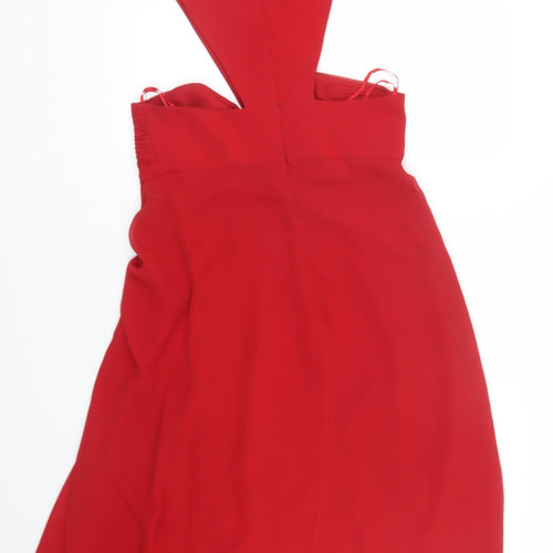 After Six Womens Red   Ball Gown  Size 12