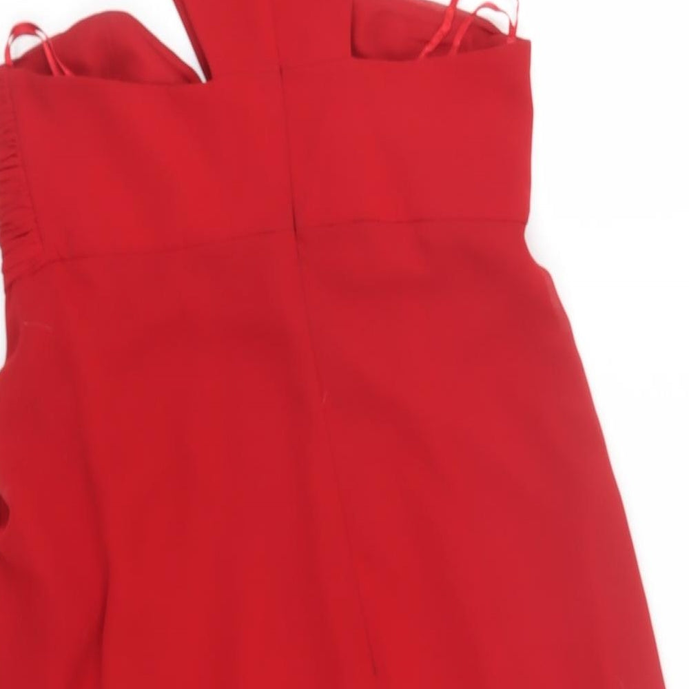 After Six Womens Red   Ball Gown  Size 12