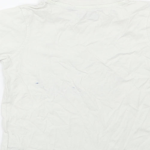 Blue Seven Boys White   Basic T-Shirt Size 5 Years
