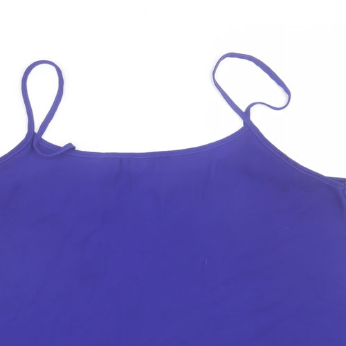 Papaya Womens Blue   Basic Tank Size 16