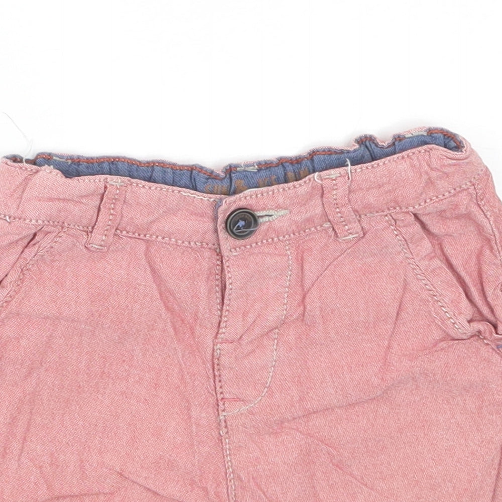 Zara Boys Red   Cropped Trousers Size 12-18 Months  - Shorts