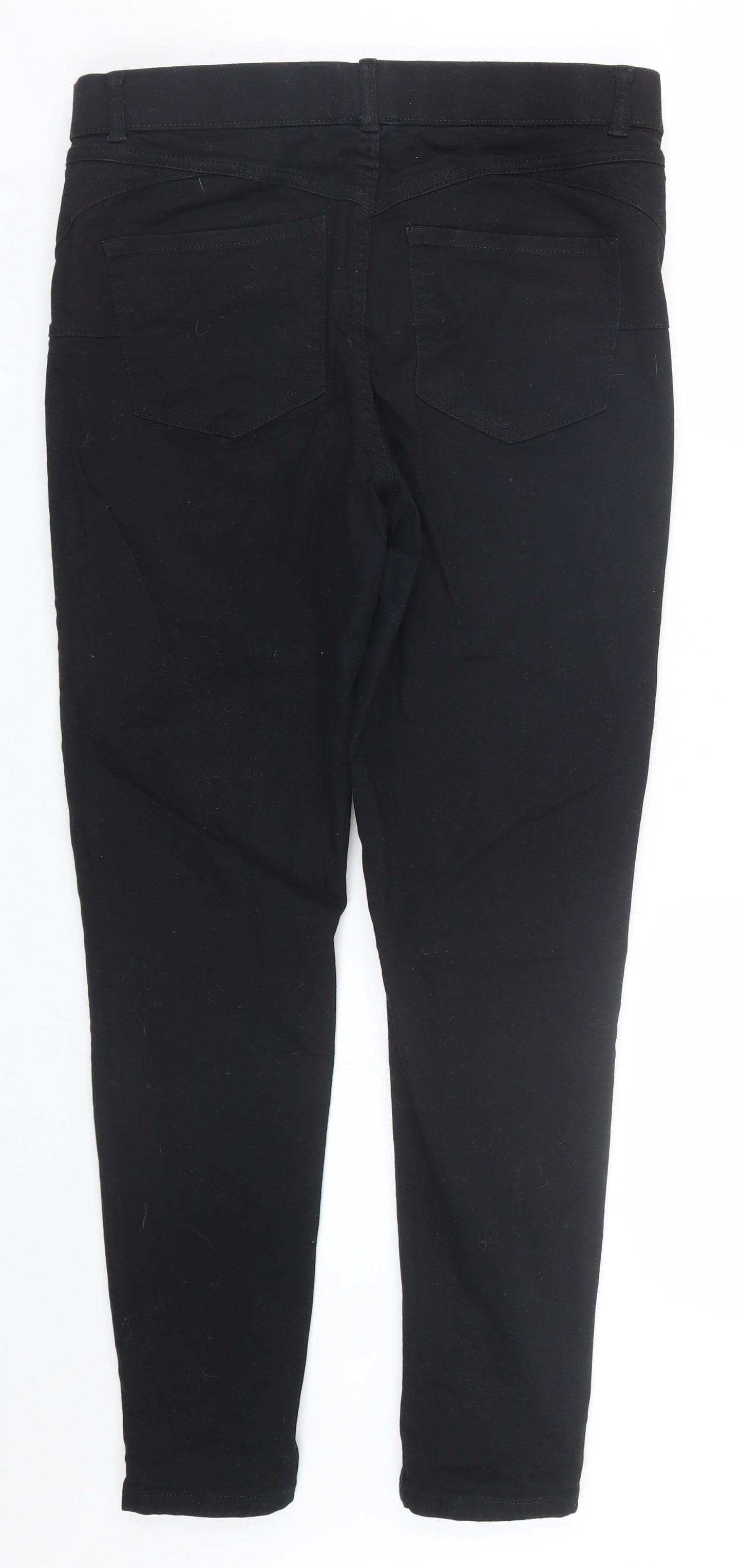 New Look Womens Black  Denim Jegging Jeans Size 14 L27 in