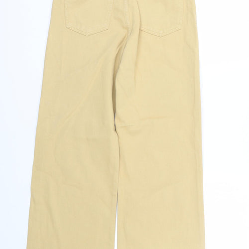 Astradivarius Womens Beige  Denim Straight Jeans Size 38 L31 in