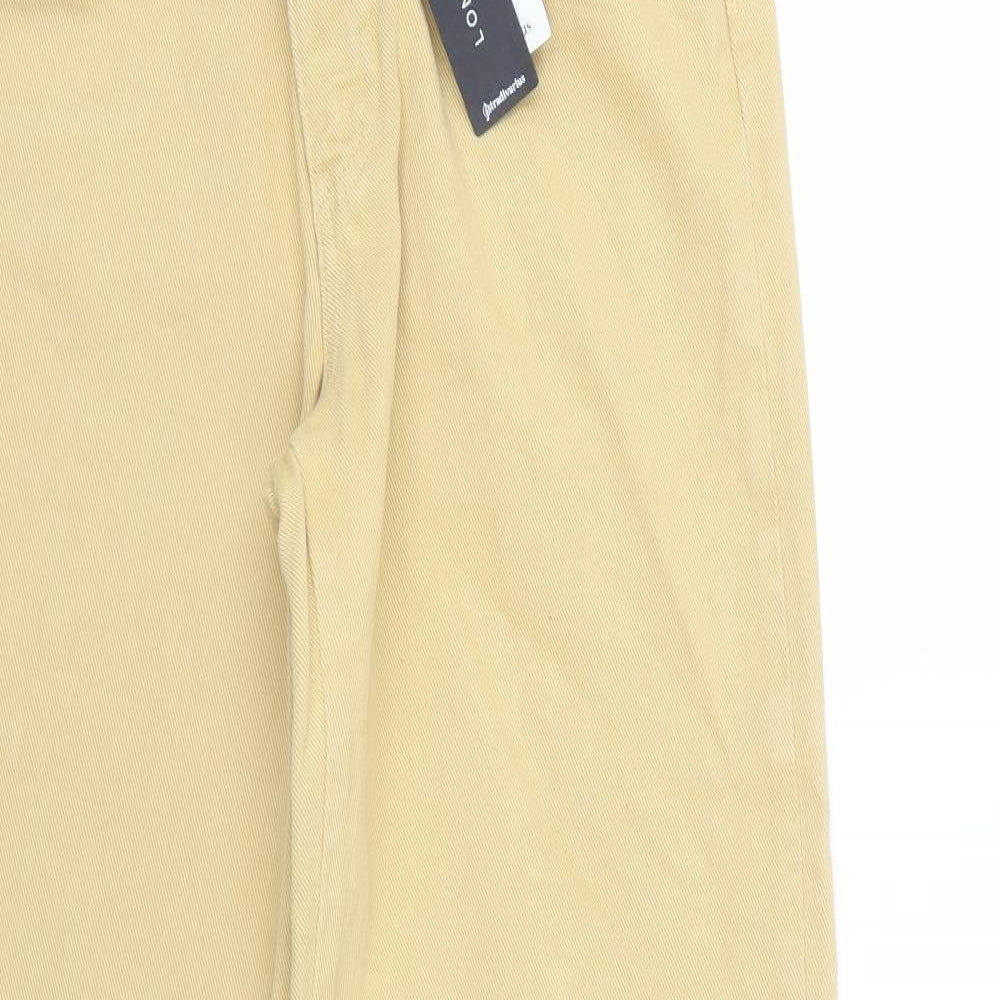 Astradivarius Womens Beige  Denim Straight Jeans Size 38 L31 in