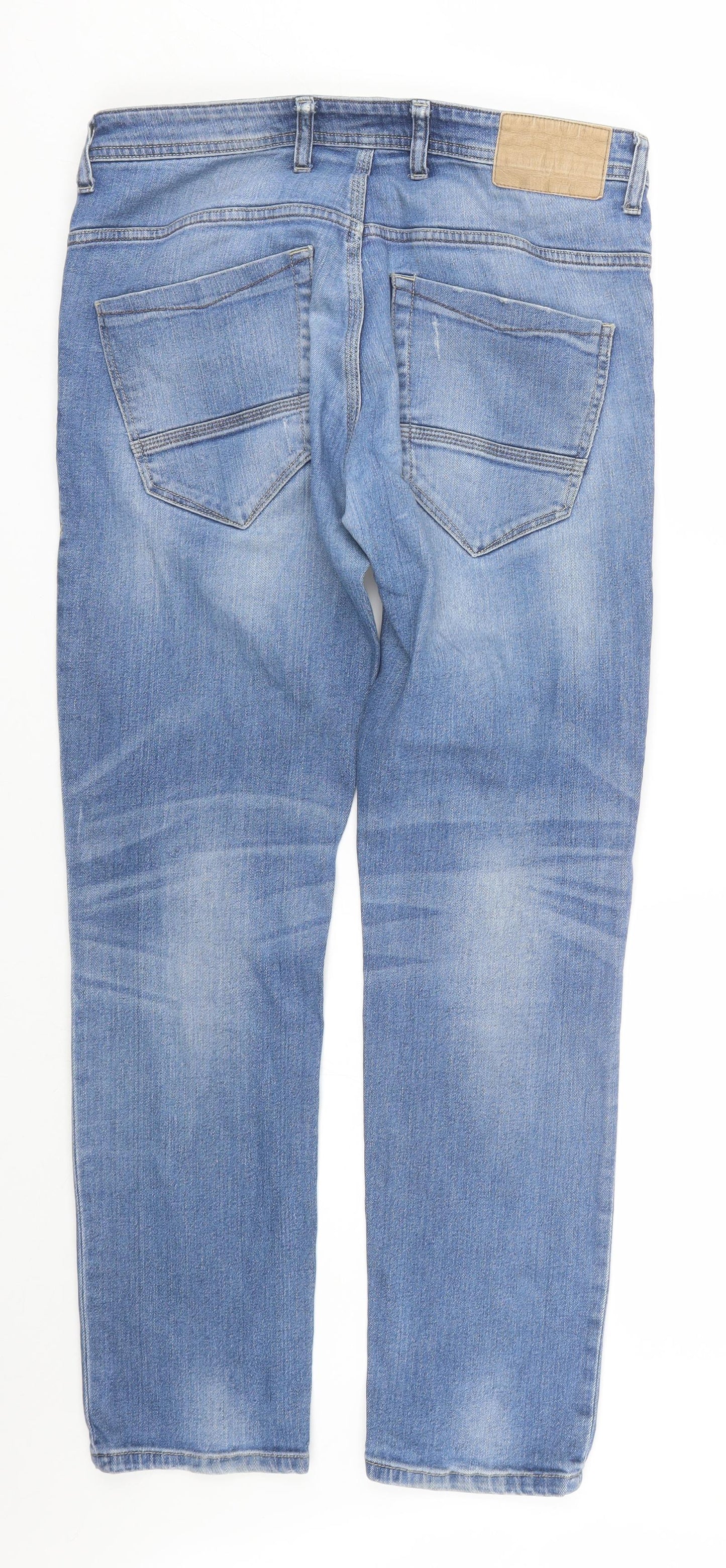 Burton Mens Blue  Denim Skinny Jeans Size 32 L29 in