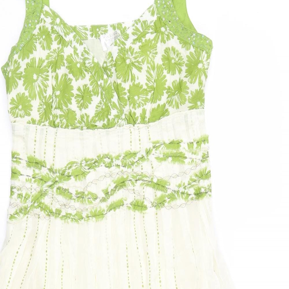Preworn Womens Multicoloured Floral  Tank Dress  Size 10