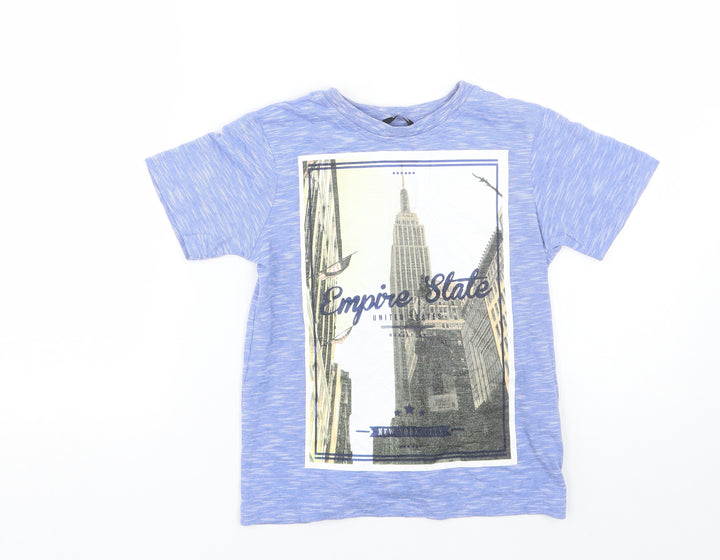 George Boys Blue   Basic T-Shirt Size 6-7 Years