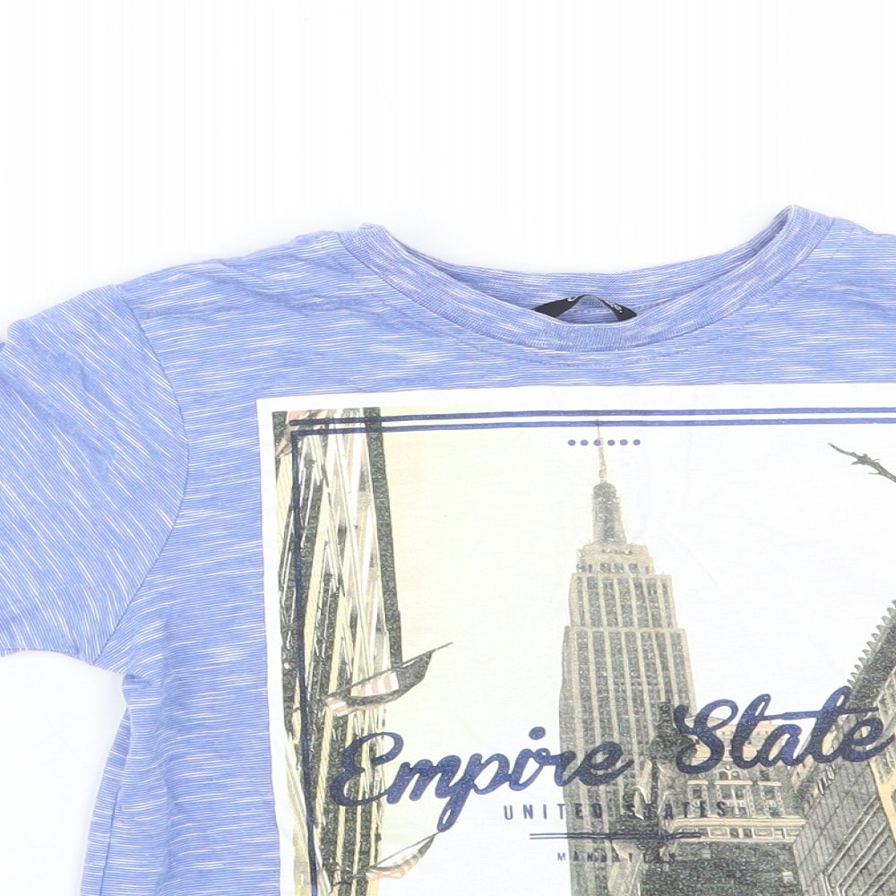 George Boys Blue   Basic T-Shirt Size 6-7 Years