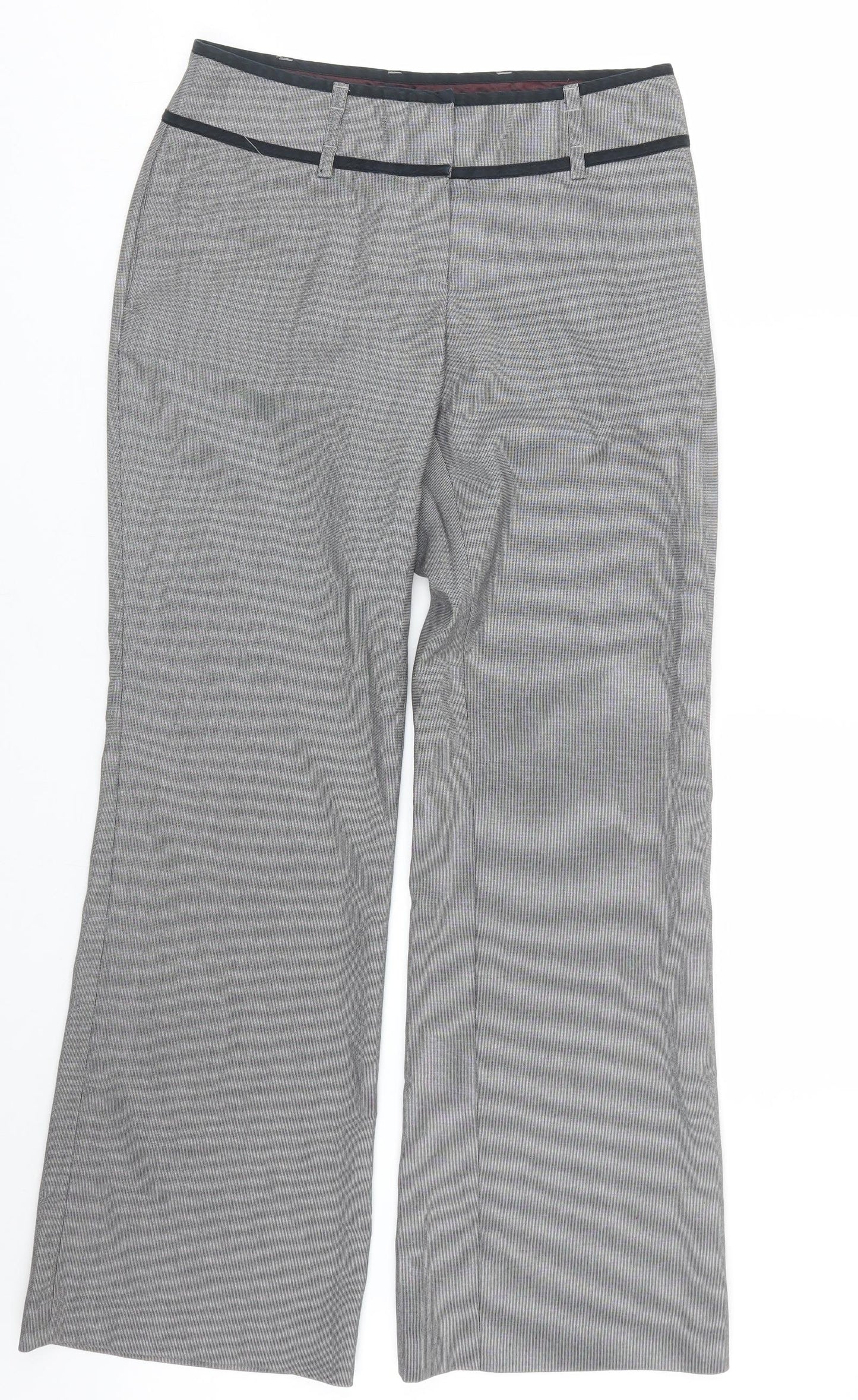 NEXT Womens Grey   Trousers  Size 8 L30 in