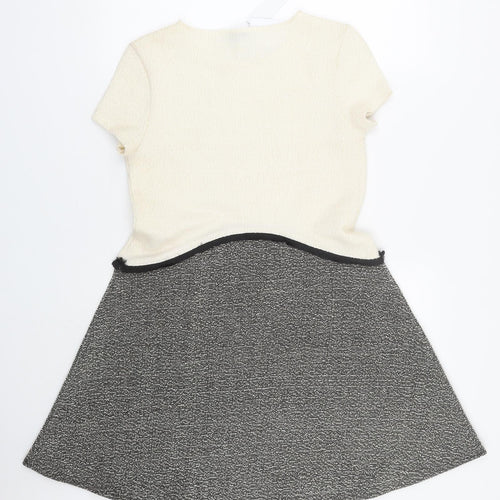 River Island Womens White   T-Shirt Dress  Size 8