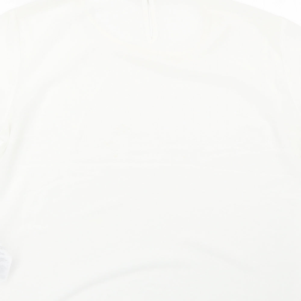 Pieces Womens White   Basic Blouse Size XL