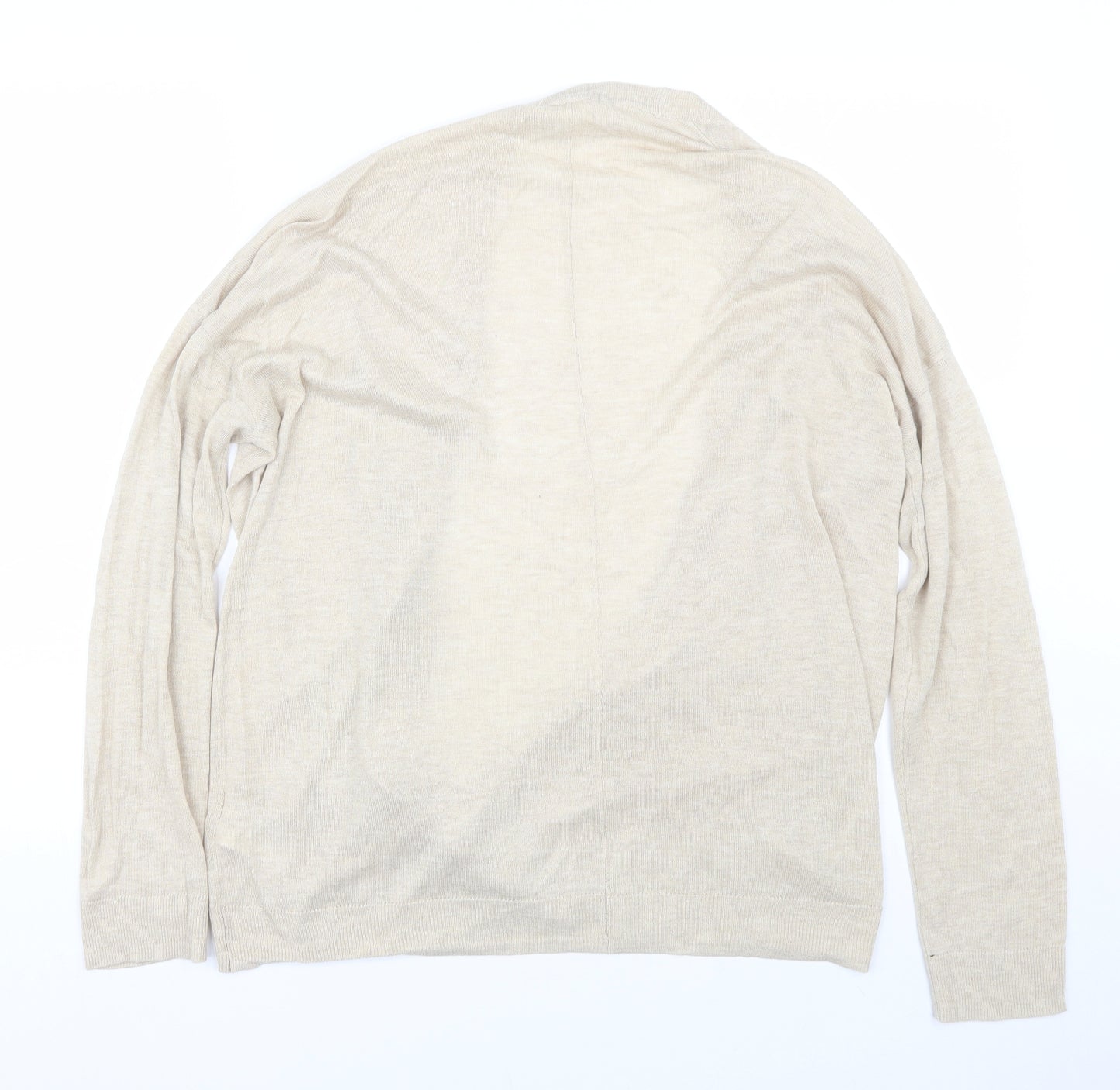 H&M Womens Beige   Cardigan Jumper Size M