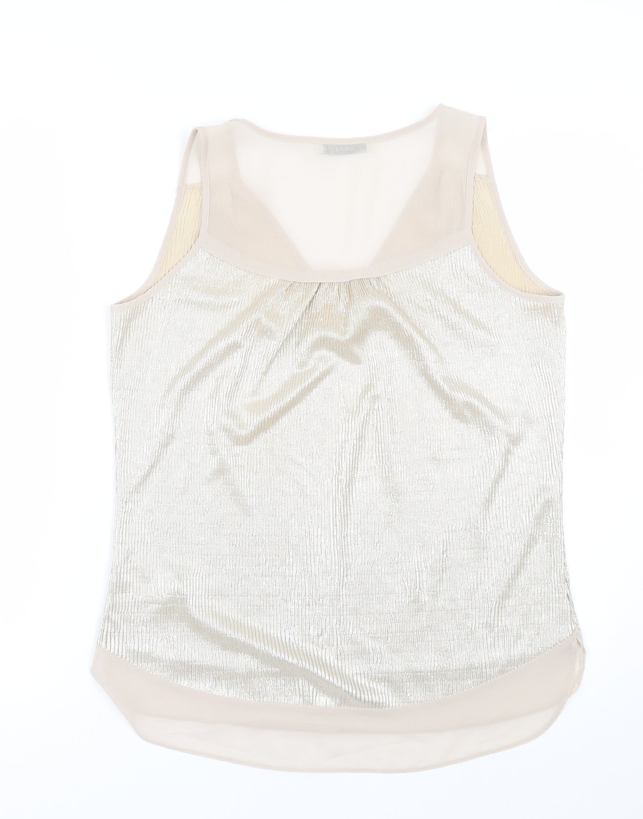 Oasis Womens Gold   Basic Tank Size XS