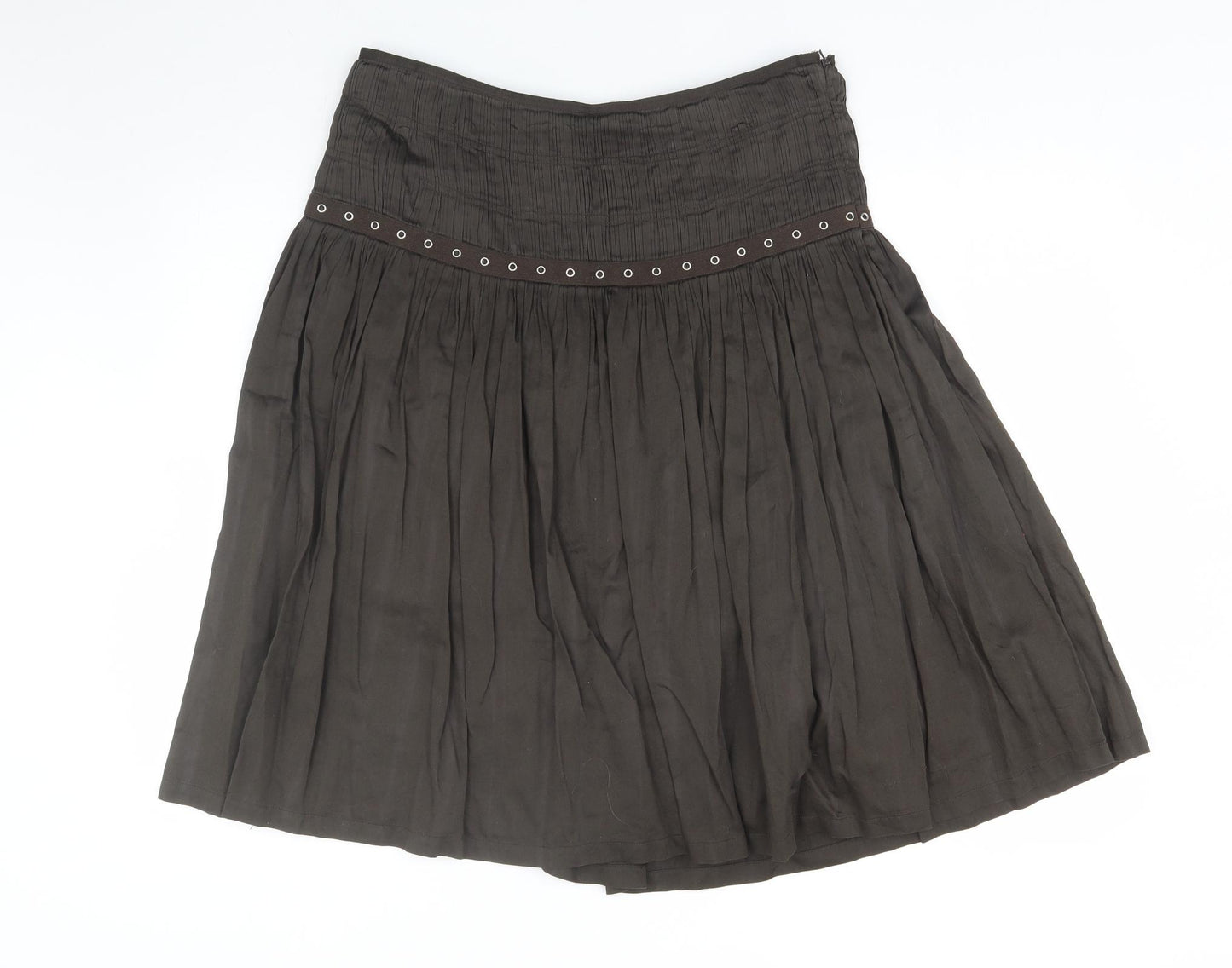 Mexx Womens Brown   Flare Skirt Size 14