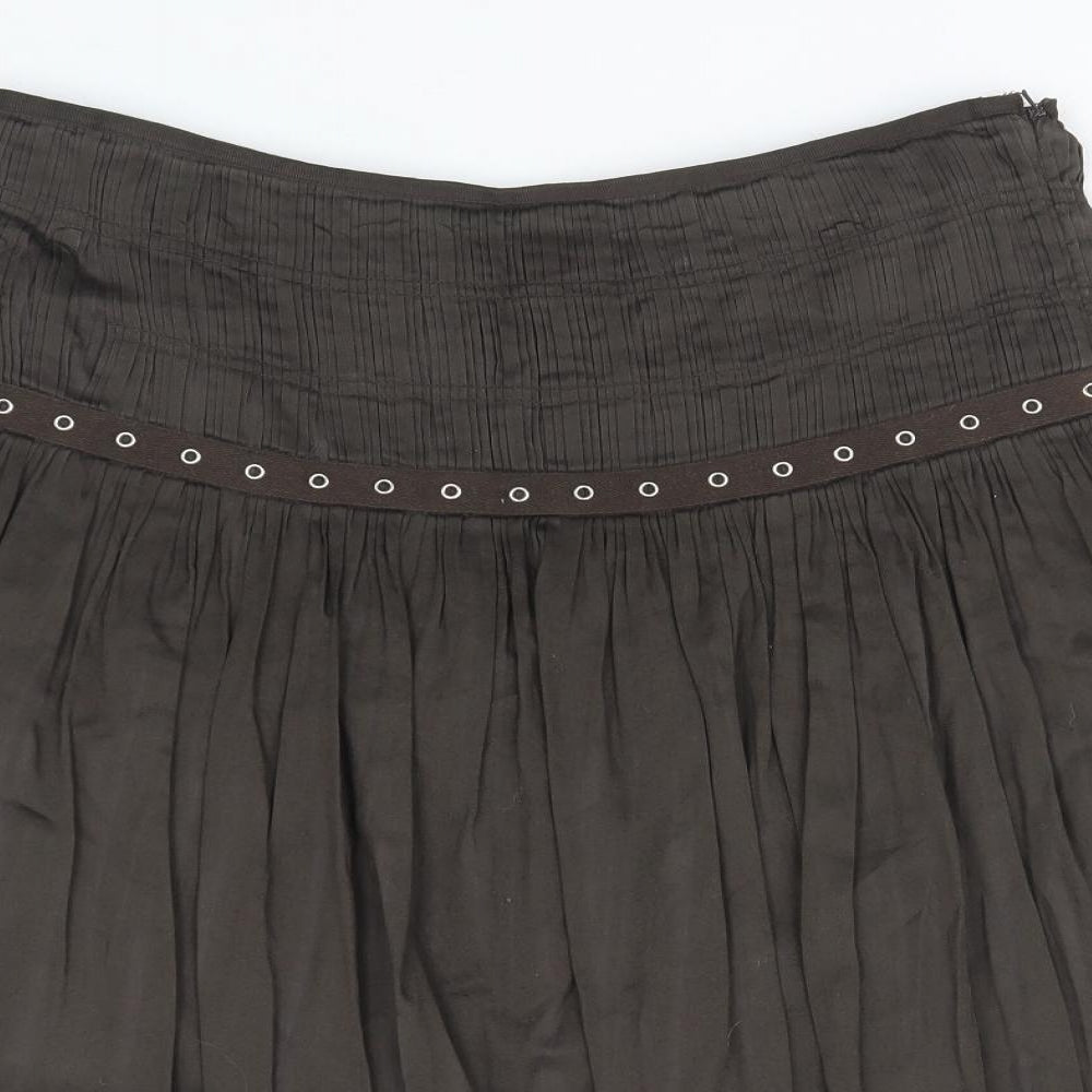 Mexx Womens Brown   Flare Skirt Size 14
