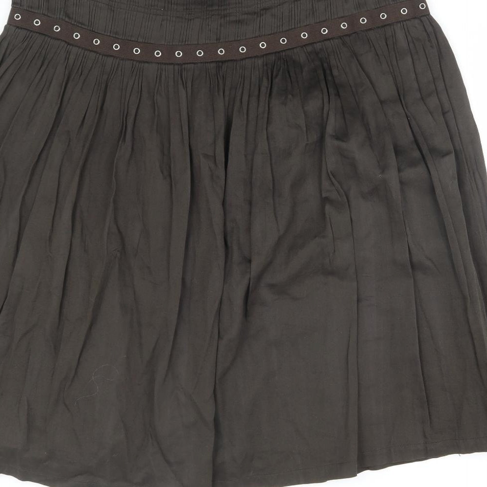 Mexx Womens Brown   Flare Skirt Size 14
