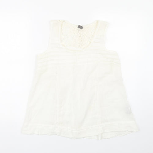 Vera Moda Womens White   Basic Tank Size M