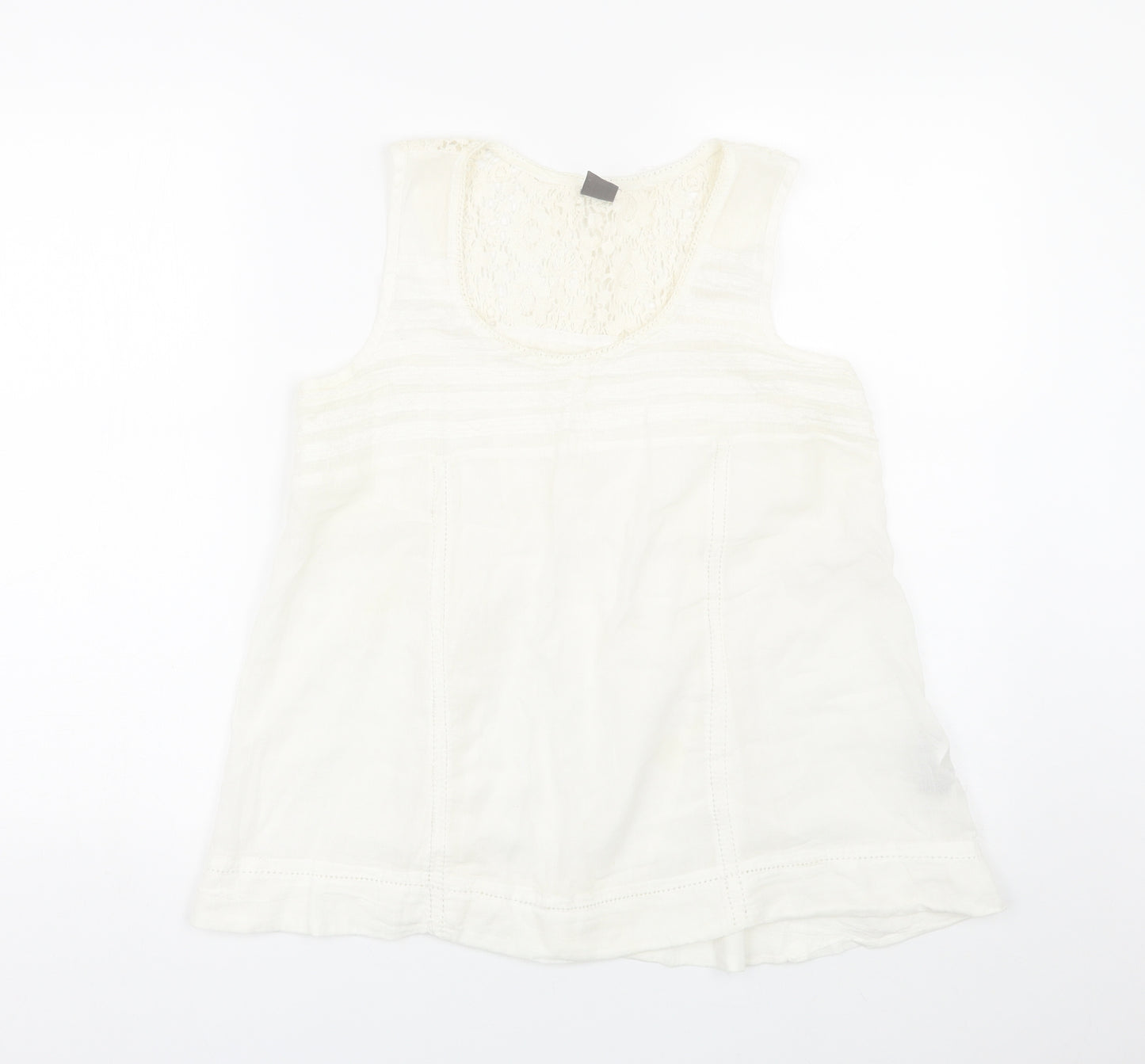 Vera Moda Womens White   Basic Tank Size M