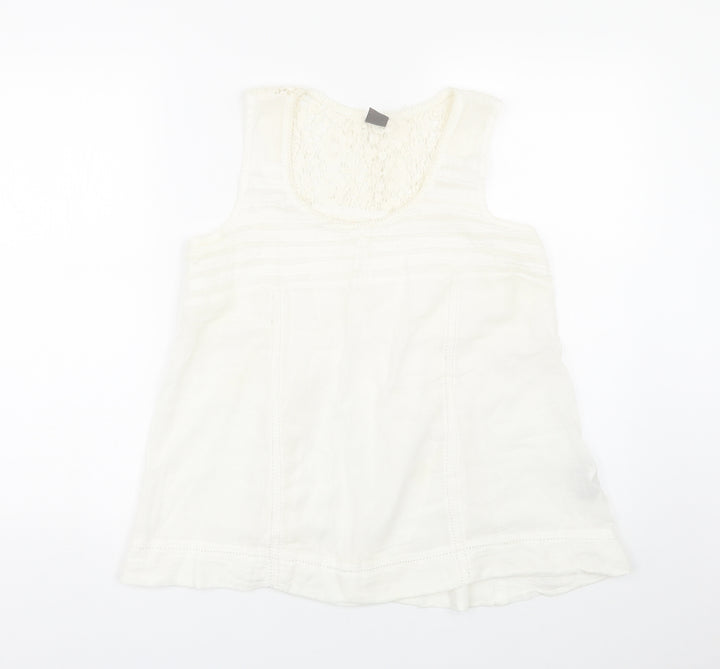 Vera Moda Womens White   Basic Tank Size M