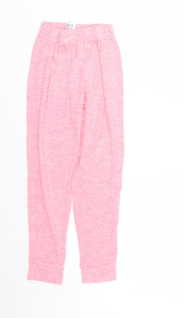 Matalan Girls Pink   Jegging Trousers Size 9 Months