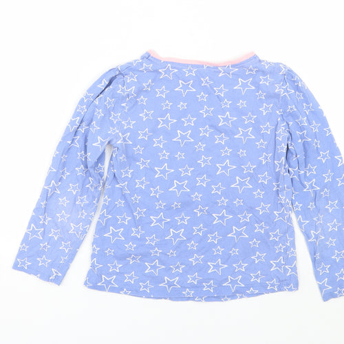 George  Girls Black   Top Pyjama Top Size 8-9 Years  - Stars