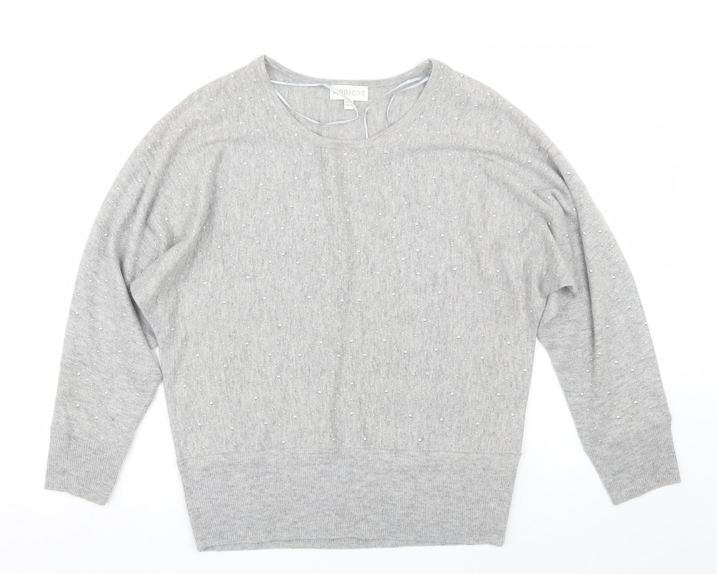 Apricot Womens Grey   Pullover Jumper Size 12