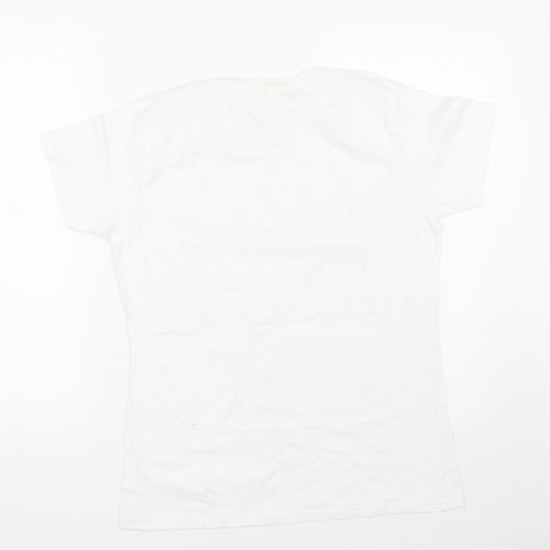 Russell Athletic Girls White   Basic T-Shirt Size 11-12 Years