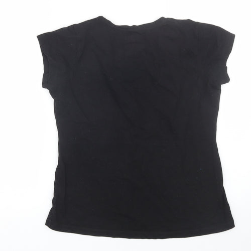 Juliet Womens Black   Top Pyjama Top Size M