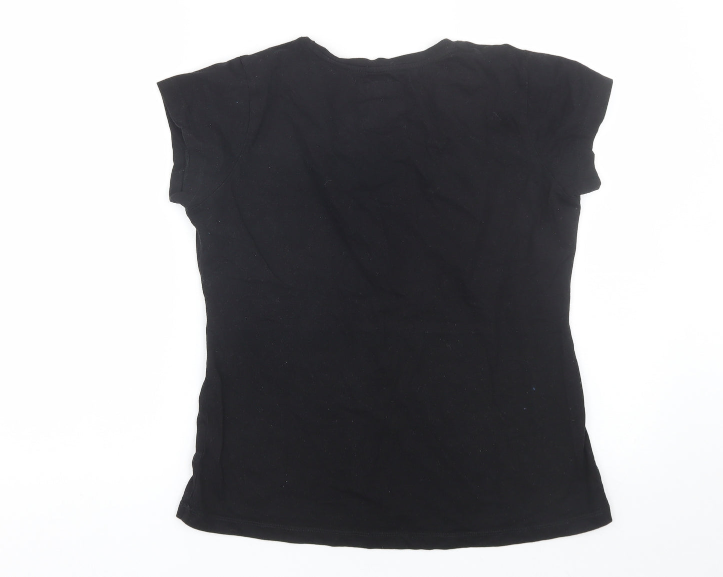 Juliet Womens Black   Top Pyjama Top Size M
