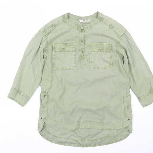 RIG utiliy Womens Green   Basic Blouse Size S