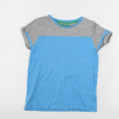 Marks and Spencer  Boys Blue   Basic T-Shirt Size 7 Years