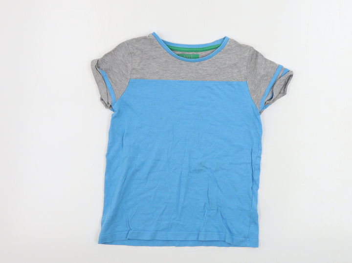 Marks and Spencer  Boys Blue   Basic T-Shirt Size 7 Years